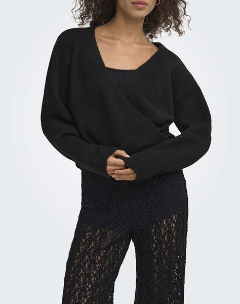 ONLY ONLLIVA LS V-NECK WRAP KNT