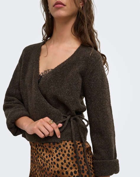 ONLY ONLLIVA LS V-NECK WRAP KNT