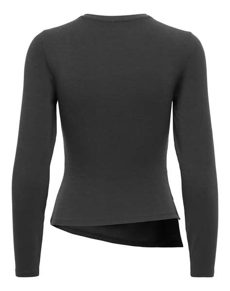 ONLY ONLGLAMOUR L/S RUCHING TOP JRS