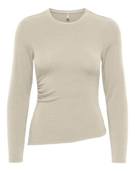 ONLY ONLGLAMOUR L/S RUCHING TOP JRS