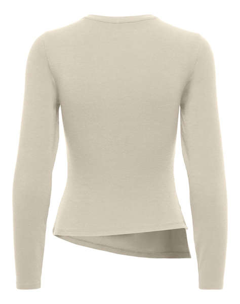 ONLY ONLGLAMOUR L/S RUCHING TOP JRS