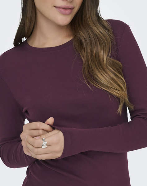 ONLY ONLRILEY O-NECK L/S TOP JRS NOOS