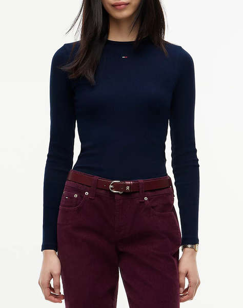 TOMMY JEANS TJW SLIM ESSENTIAL RIB LS
