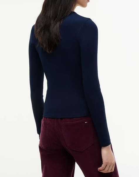 TOMMY JEANS TJW SLIM ESSENTIAL RIB LS