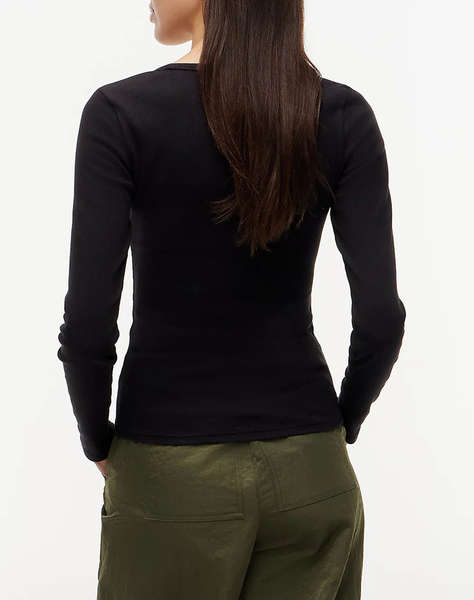TOMMY JEANS TJW SLIM ESSENTIAL RIB V LS