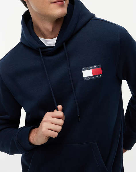 TOMMY JEANS TJM REG ESSENTIAL FLAG HOOD EXT