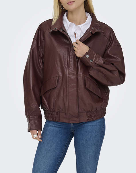 ONLY ONLJULIA FAUX LEATHER OVZ. BOMBER OTW