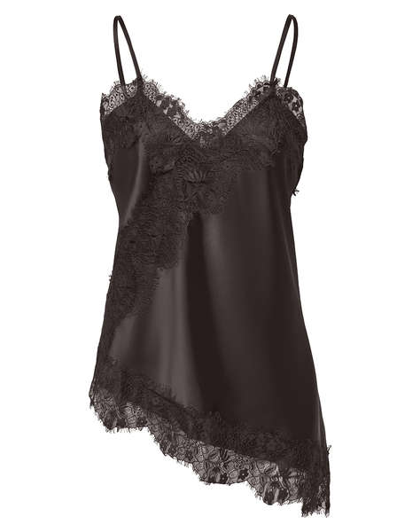 ONLY ONLINDONA STRAP SATIN LACE TOP WVN