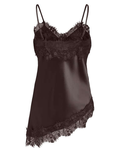 ONLY ONLINDONA STRAP SATIN LACE TOP WVN