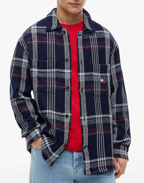 TOMMY JEANS TJM CHECK OVERSHIRT