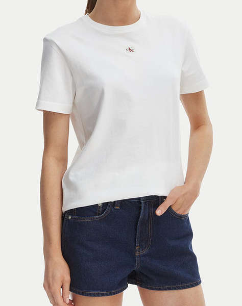 CALVIN KLEIN JEANS SS WOVEN LABEL CLASSIC FIT TEE