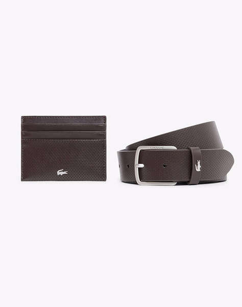 LACOSTE КОЛАН ЗА МЪЖЕ КОМПЛЕКТ ПОДАРЪЧЕН 35 PUNCH BELT CC BOX