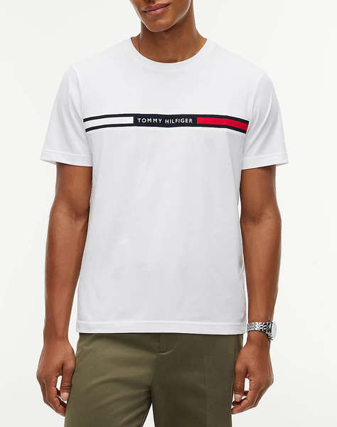 TOMMY HILFIGER HILFIGER CHEST INSERT TEE