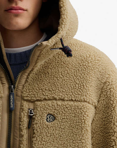 SUPERDRY HOOD OUTDOOR BORG QUILT HYBRID МЪЖКО ЯКЕ