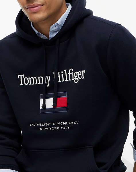 TOMMY HILFIGER TOMMY EMBRO FLAG HOODIE