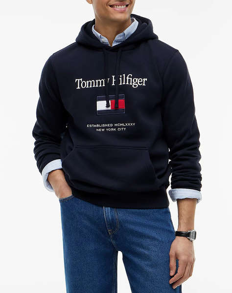 TOMMY HILFIGER TOMMY EMBRO FLAG HOODIE