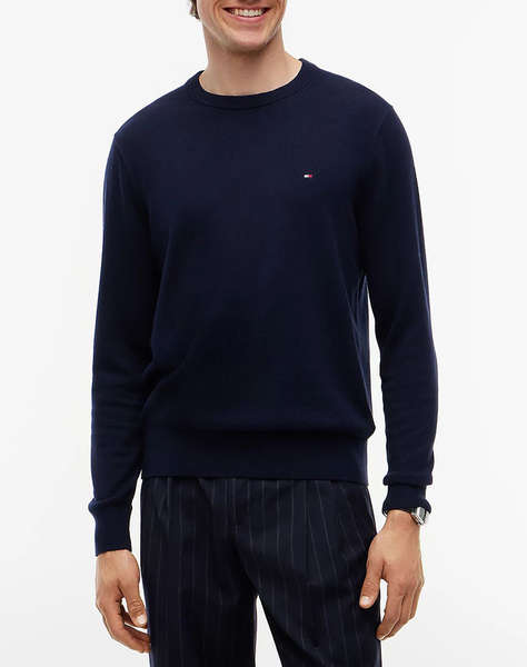 TOMMY HILFIGER PIMA ORG CTN CASHMERE CREW NECK