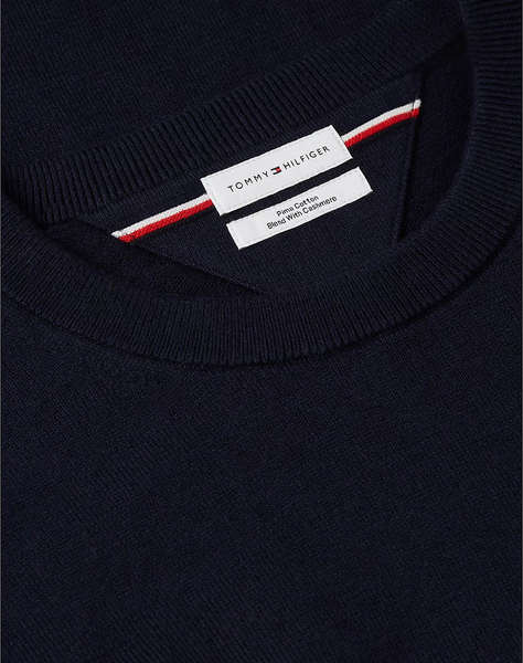 TOMMY HILFIGER PIMA ORG CTN CASHMERE CREW NECK