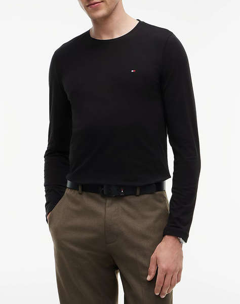 TOMMY HILFIGER STRETCH SLIM FIT LONG SLEEVE TEE