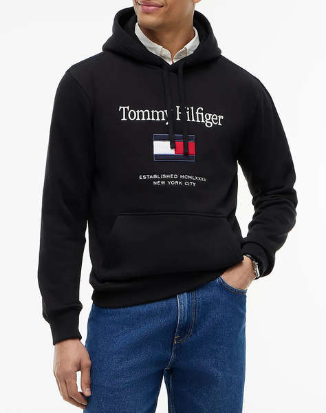 TOMMY HILFIGER TOMMY EMBRO FLAG HOODIE