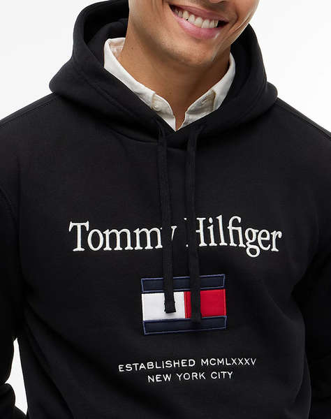 TOMMY HILFIGER TOMMY EMBRO FLAG HOODIE