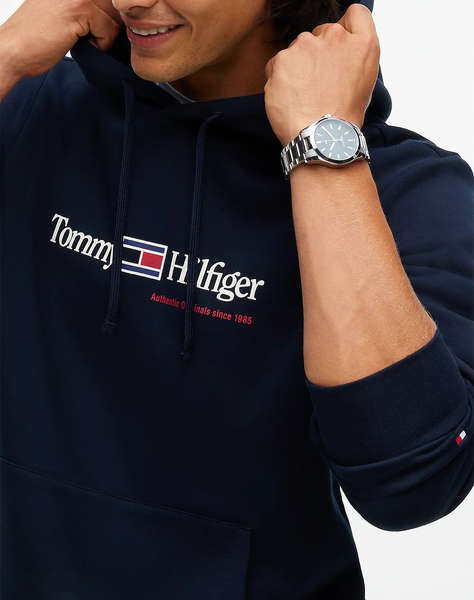 TOMMY HILFIGER RWB GRAPHIC REG FLEECE HOODIE