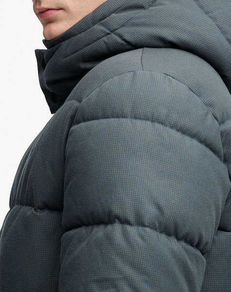 SUPERDRY PREMIUM HOOD CHECK PUFFER JKT МЪЖКО ЯКЕ