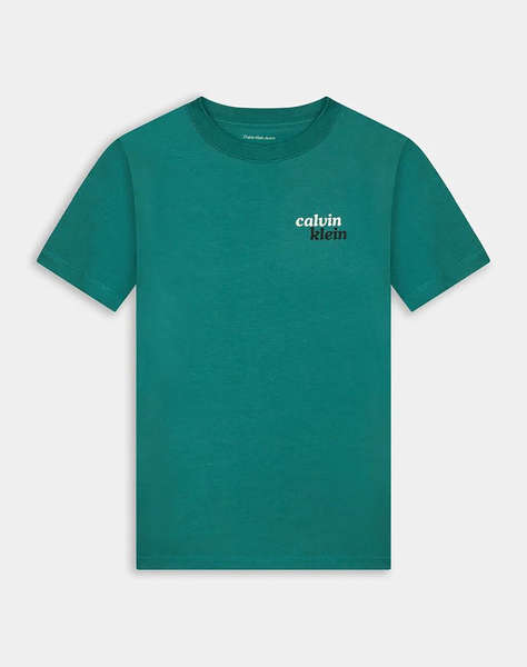 CALVIN KLEIN JEANS FRONT BACK PRINT TEE SS