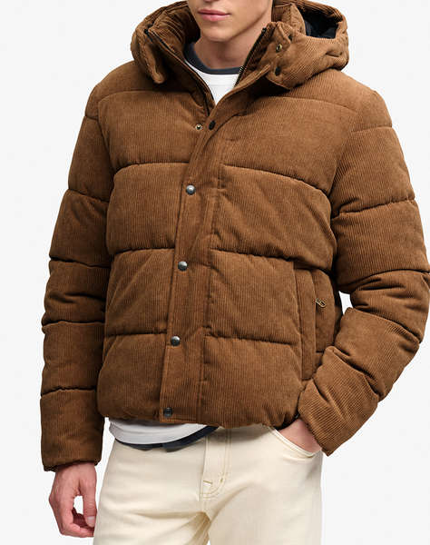 SUPERDRY PREMIUM HOOD CORD PUFFER JKT МЪЖКО ЯКЕ
