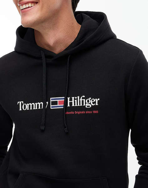 TOMMY HILFIGER RWB GRAPHIC REG FLEECE HOODIE