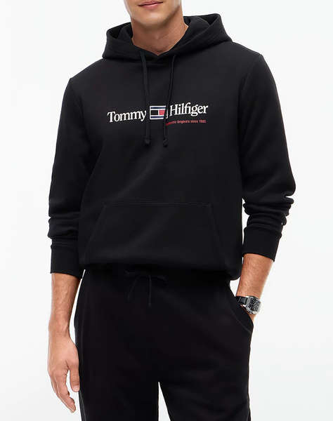 TOMMY HILFIGER RWB GRAPHIC REG FLEECE HOODIE