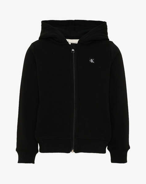 CALVIN KLEIN JEANS MINI BADGE ZIP-THROUGH