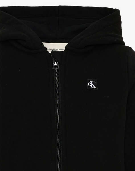 CALVIN KLEIN JEANS MINI BADGE ZIP-THROUGH