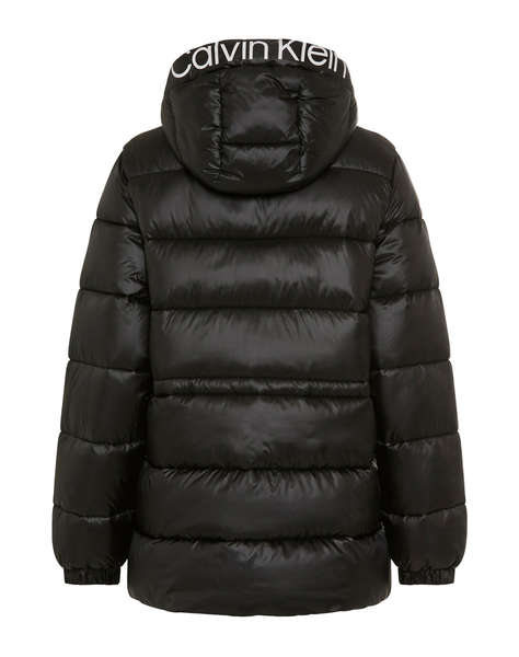 CALVIN KLEIN JEANS LW MID LOGO PUFFER COAT