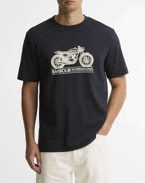 BARBOUR INTERNATIONAL БЛУЗА T-SHIRT КЪСИ РЪКАВИ