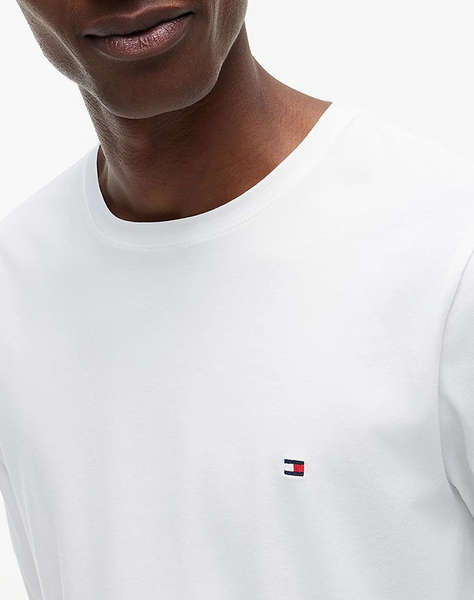 TOMMY HILFIGER STRETCH SLIM FIT LONG SLEEVE TEE