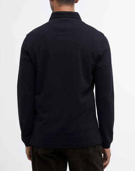 BARBOUR BARBOUR ESSENTIAL L/S TARTAN PIQUE POLO SHIRT
