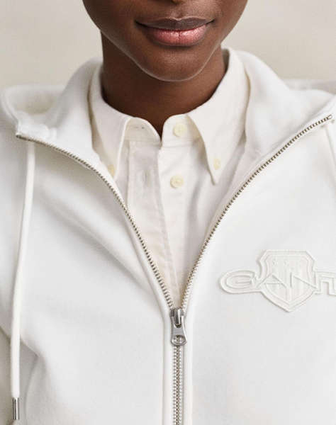 GANT ЖИЛЕТКА СУИТШЪРТ REG TONAL SHIELD ZIP HOODIE