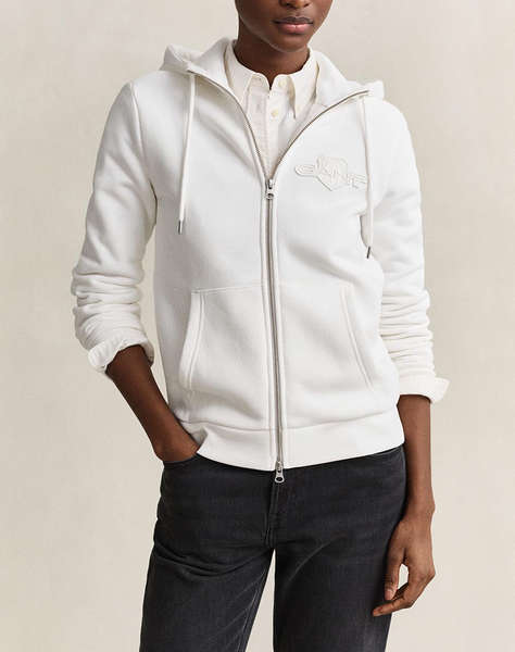 GANT ЖИЛЕТКА СУИТШЪРТ REG TONAL SHIELD ZIP HOODIE