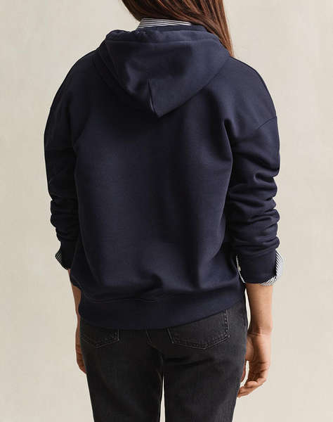 GANT СУИТШЪРТ С ДЪЛЪГ РЪКАВ SHIELD HOODIE