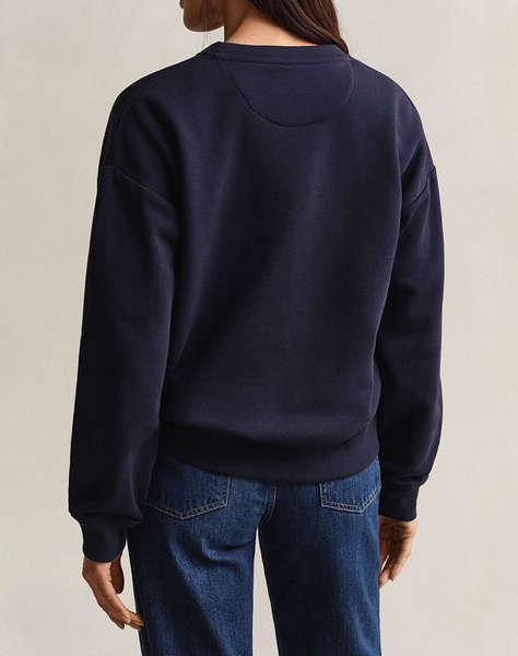 GANT СУИТШЪРТ С ДЪЛЪГ РЪКАВ SHIELD C-NECK SWEAT