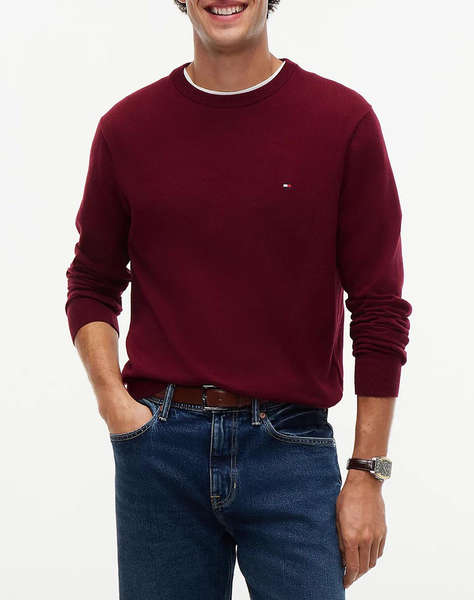 TOMMY HILFIGER PIMA ORG CTN CASHMERE CREW NECK