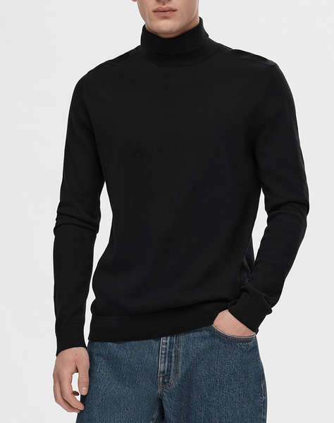 SELECTED SLMBERG ROLL NECK NOOS