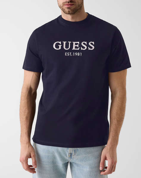 GUESS CN SS GUESS LOGO EMBROIDERY TE МЪЖКА БЛУЗА