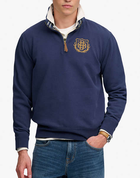 SUPERDRY GOTHIC VARSITY HALF ZIP МЪЖКИ СУИЧЪР