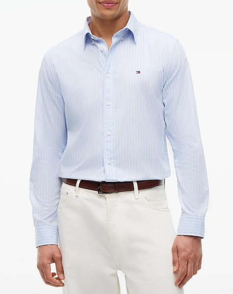 TOMMY HILFIGER FLEX HAIRLINE POPLIN RF SHIRT
