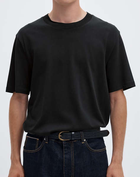 SELECTED SLMCOLMAN SS O-NECK TEE NOOS