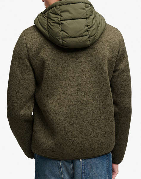SUPERDRY HOODED STORM KNIT HYBRID JKT МЪЖКО ЯКЕ