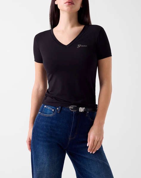 GUESS NEW SS VN MINI LOGO TEE ДАМСКА БЛУЗА