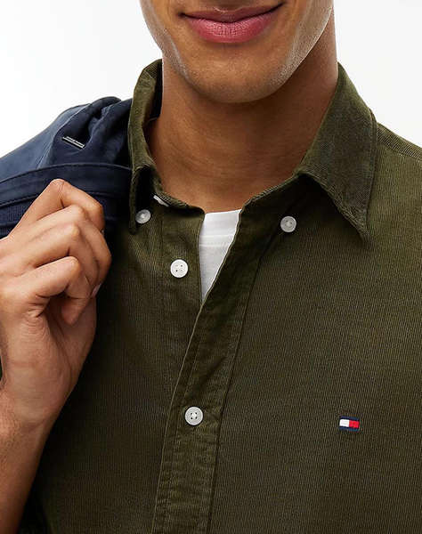 TOMMY HILFIGER SOLID CORDUROY RF SHIRT